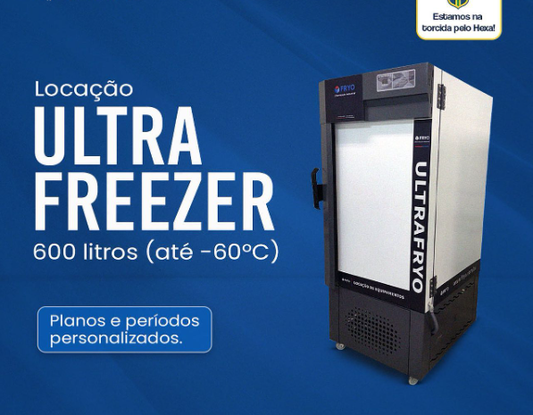  ULTRAFRYO®️ – Freezer para armazenamento de produtos até -60ºC !